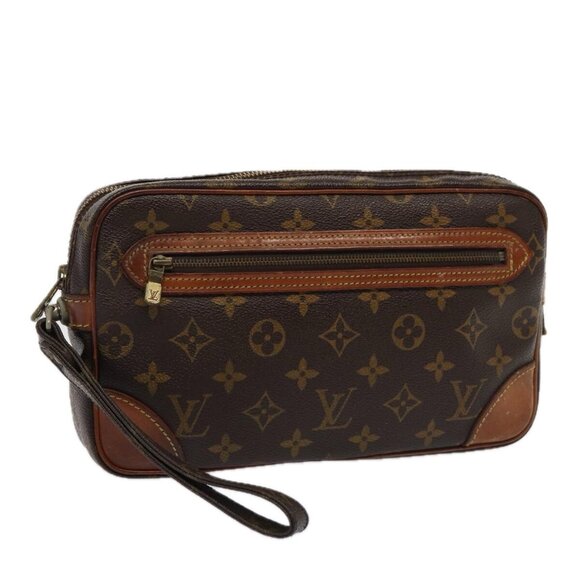 LOUIS VUITTON Monogram Marly Dragonne GM Clutch Bag - Picture 1 of 15